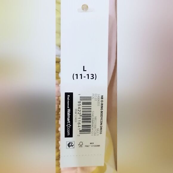 Bodycon DRESS by NO BOUNDARIES O-Ring  Women's Size LARGE NEW WITHOUT TAGS - Picture 11 of 11